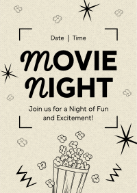 Quirky Movie Night Flyer Preview