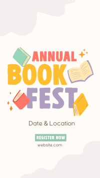 Annual Book Event Instagram Reel Design