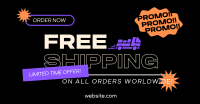 Worldwide Shipping Promo Facebook ad Image Preview