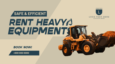 Heavy Equipment Rental Facebook event cover Image Preview