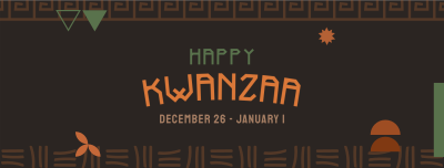 Traditional Kwanzaa Facebook cover Image Preview