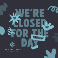 We're Closed Today Instagram Post Image Preview