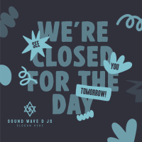 We're Closed Today Instagram post Image Preview