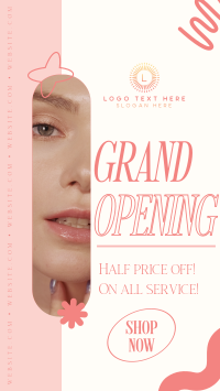 Salon Grand Opening YouTube short Image Preview