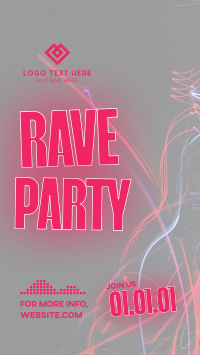 Rave Party Vibes YouTube Short Design