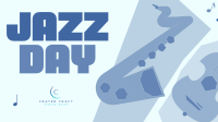 Jazz Instrumental Day Facebook Event Cover Design