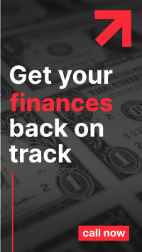 Modern Finance Back On Track Instagram Story Design