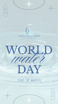 World Water Day Greeting YouTube short Image Preview