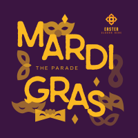 Mardi Gras Parade Mask Instagram Post Image Preview