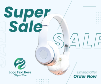 Super Sale Headphones Facebook post Image Preview