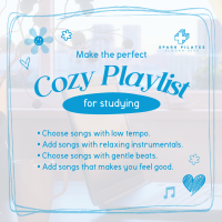 Cozy Comfy Music Instagram Post Design