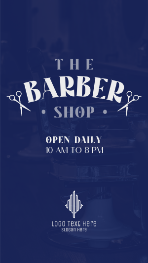 Hipster Barber Shop Instagram story Image Preview