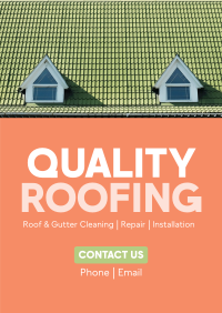 Trusted Quality Roofing Poster Image Preview