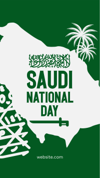 Saudi National Day Instagram story Image Preview