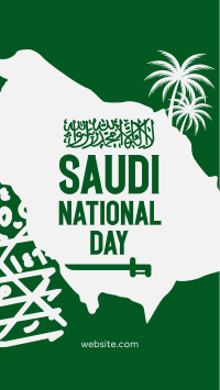 Saudi National Day Instagram Story Design