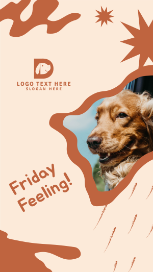 Doggo Friday Feeling  Instagram story Image Preview