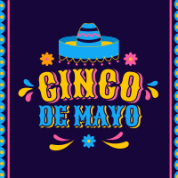 Colorful Hat in Cinco De Mayo Linkedin Post Image Preview