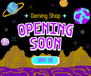 Pixel Space Shop Opening Facebook post Image Preview