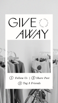 Fashion Style Giveaway Instagram reel Image Preview