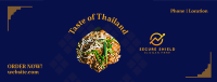 Taste of Thailand Facebook cover Image Preview