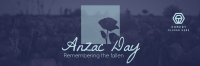 Remembering Anzac Twitter Header Design