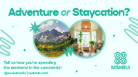 Staycation Weekend Facebook Event Cover Image Preview