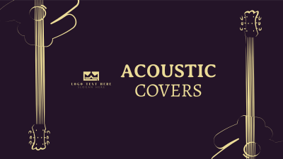 Acoustic Covers YouTube Banner Image Preview