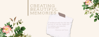 Creating Beautiful Memories Facebook cover Image Preview