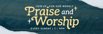 Praise & Worship Twitter header (cover) Image Preview