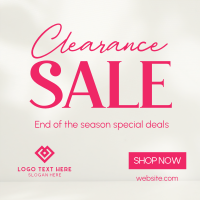 Minimalist Clearance Sale Instagram post Image Preview