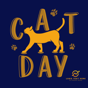 Happy Cat Day Instagram post Image Preview
