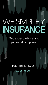 Abstract Simple Insurance YouTube short Image Preview