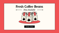 Fresh Coffee Beans Animation Preview