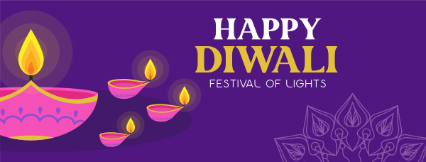 Diwali Festival Facebook Cover Design Image Preview
