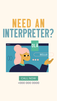 Modern Interpreter Instagram story Image Preview
