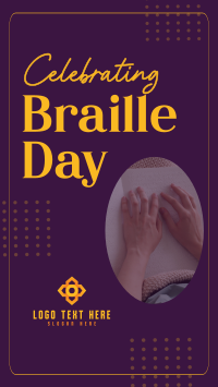 International Braille Day TikTok Video Design