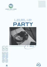 Level Up Party Flyer Image Preview
