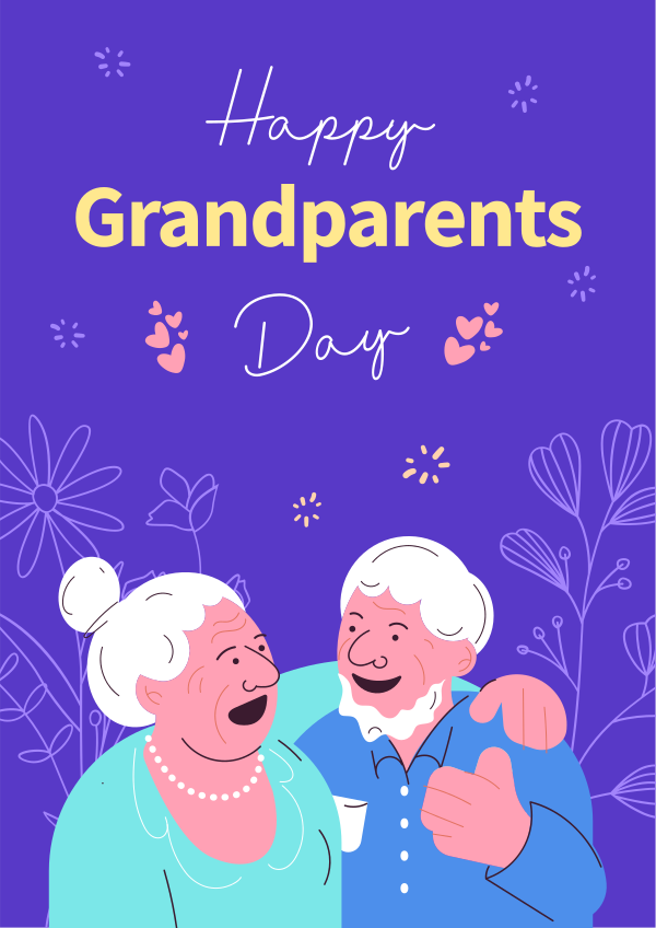 Happy Grandparents Day Flyer Design Image Preview