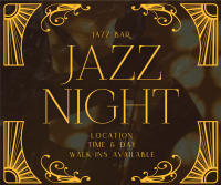 Art Nouveau Jazz Day Facebook post Image Preview