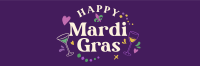 Mardi Gras Toast Twitter header (cover) Image Preview