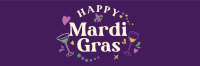 Mardi Gras Toast Twitter Header Image Preview