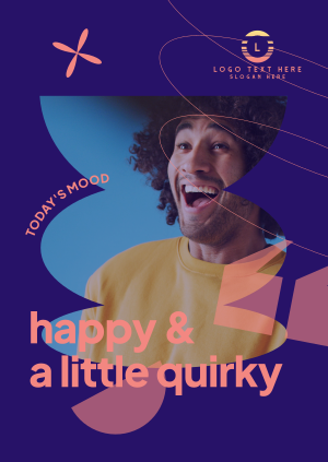 Happy and Quirky Poster Image Preview