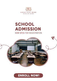 School Admission Ongoing Flyer Image Preview