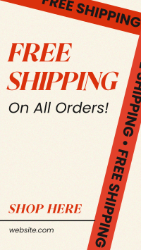 Contemporary Generic Shipping TikTok Video Design