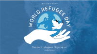 Refugee Earth Facebook Event Cover Design