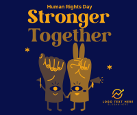 Friends For Rights Facebook Post Design