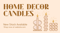 Decorative Candle Decors Facebook event cover Image Preview