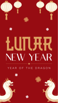Lucky Lunar New Year YouTube short Image Preview