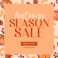 Leaves and Pumpkin Promo Sale Instagram post Image Preview