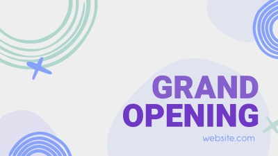 Contemporary Grand Opening Facebook event cover Image Preview